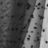 Tecido de Organza Plumeti Preto - Ribes y Casals