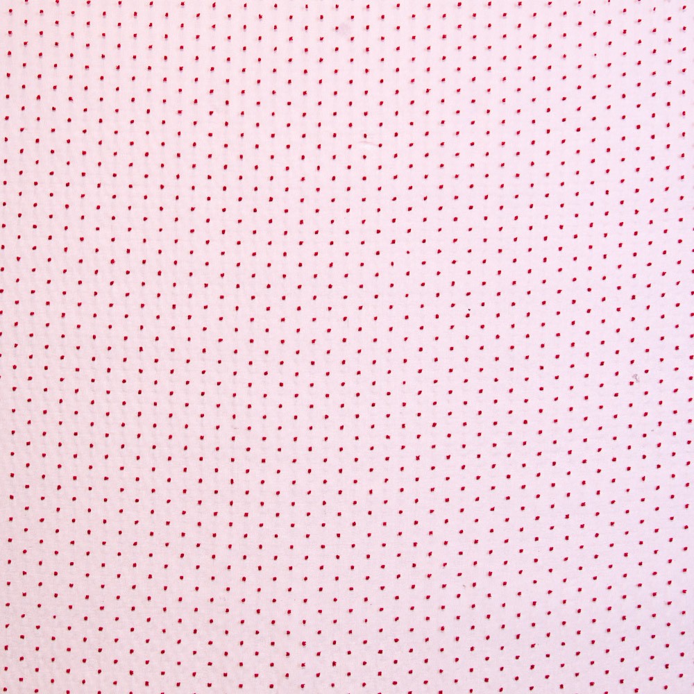 Organza Poliéster Plumeti Vermelho - Ribes y Casals