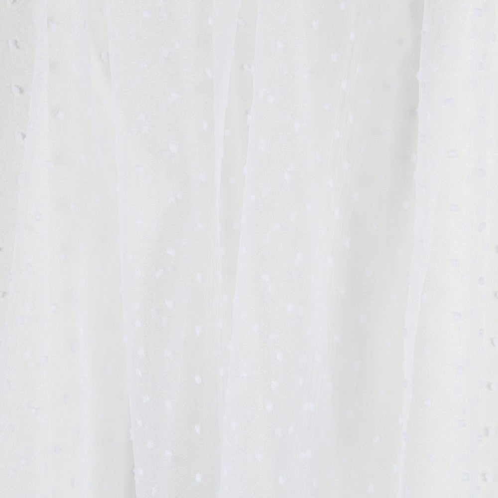 Organza Plumeti Branco Óptico - Ribes y Casals