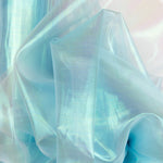 Organza Iris em tom azul-celeste - Ribes y Casals