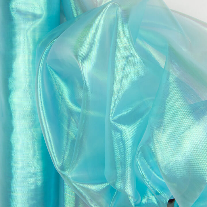 Organza Iris em tom turquesa - Ribes y Casals