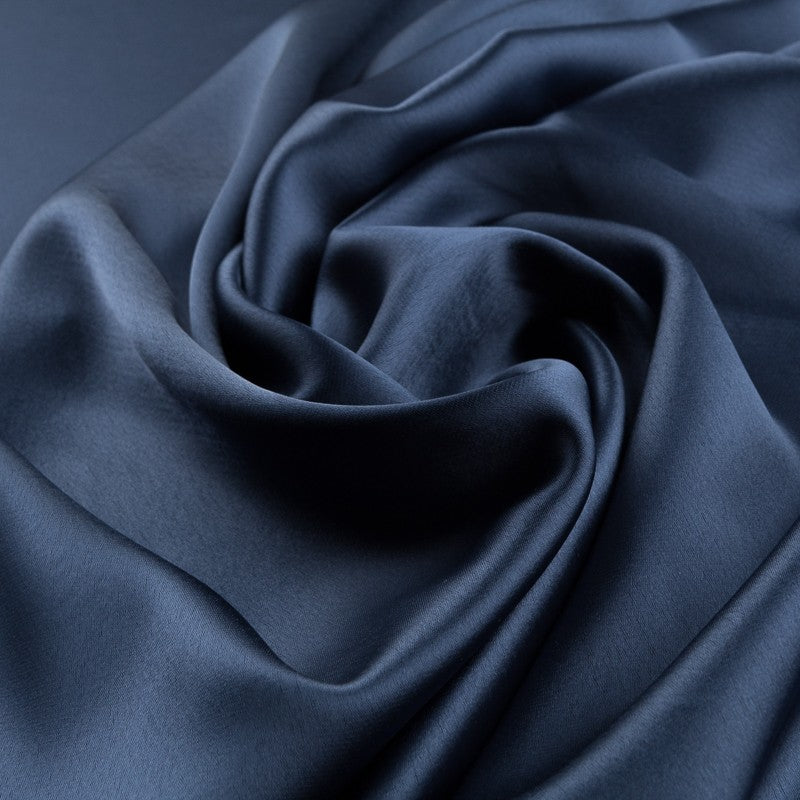 Cetim Otomano de Triacetato Azul Marinho - Ribes y Casals