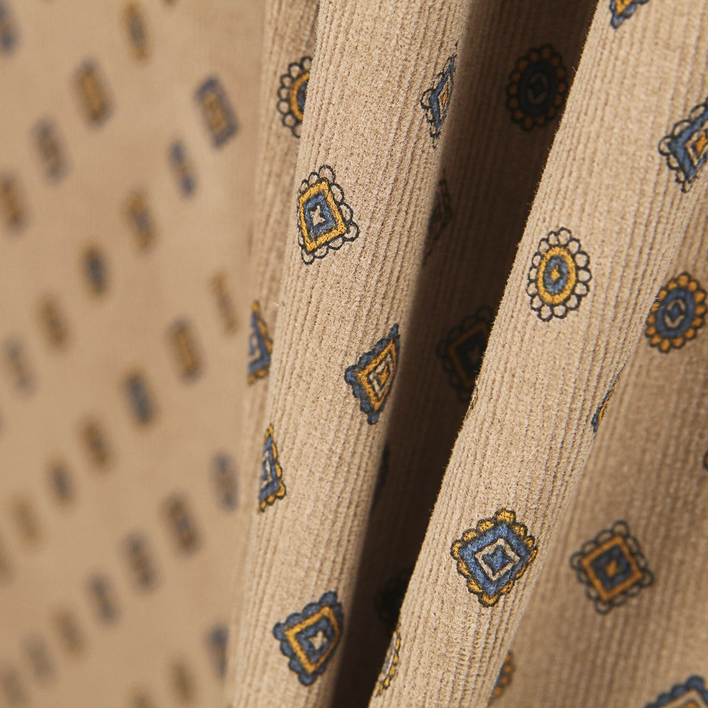 Algodão Canelado Chelsea Bege - Ribes y Casals