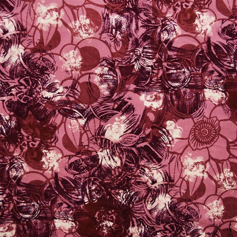 Veludo Estampado Grená - Ribes y Casals