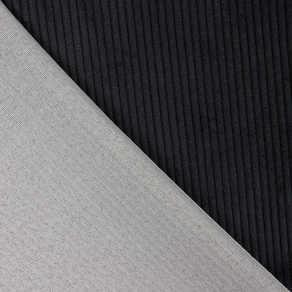 Estofos em veludo de bombazina Preto - Ribes y Casals