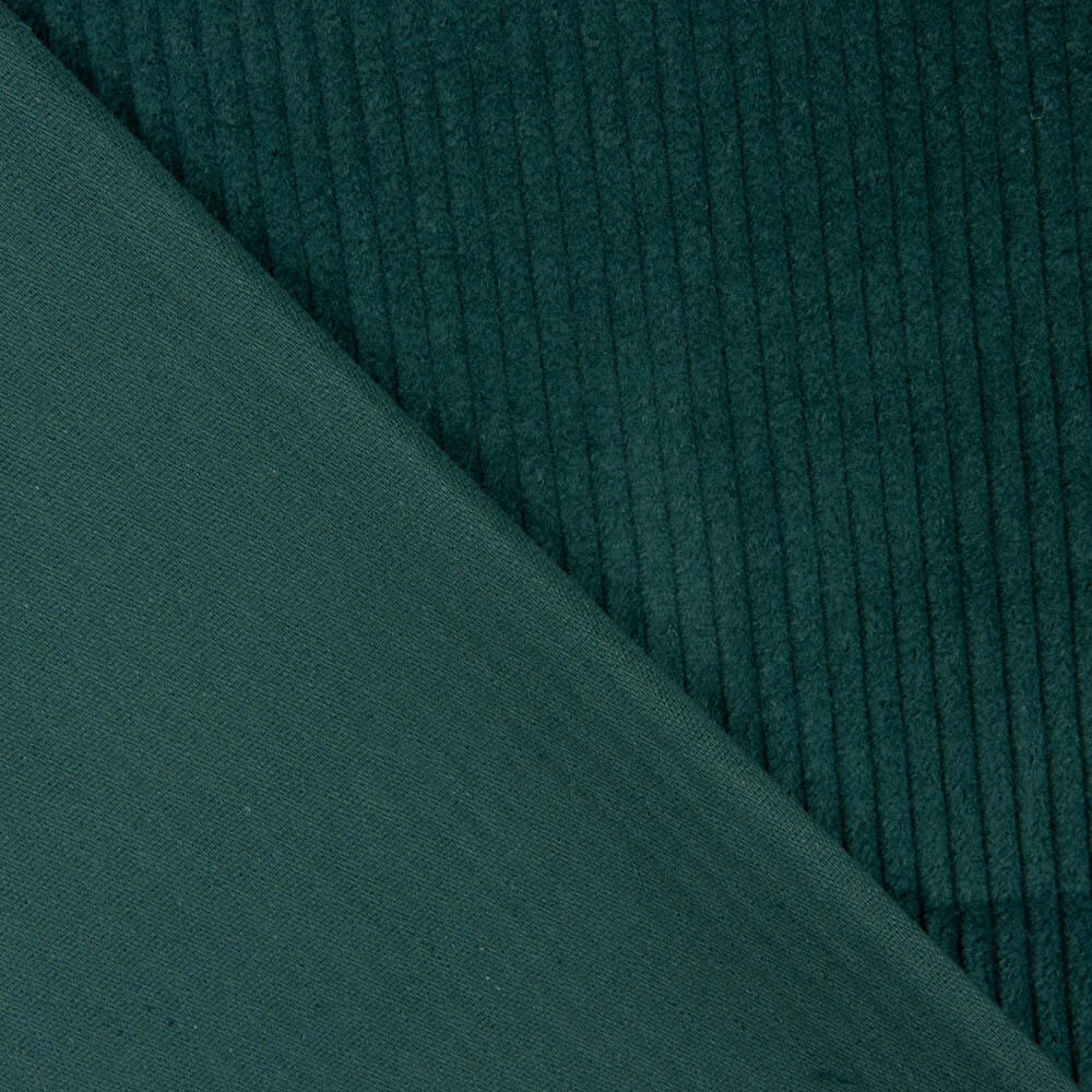Veludo Cotelê Elástico Verde Esmeralda - Ribes y Casals