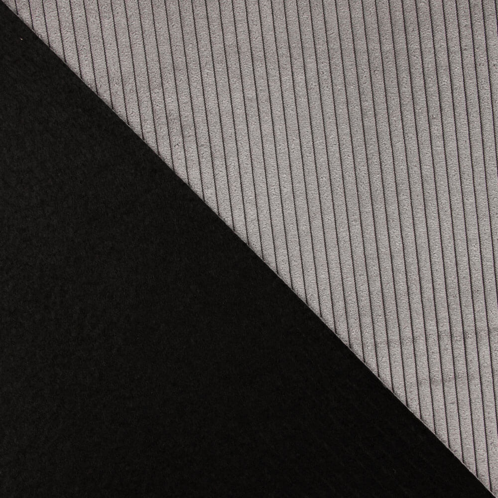 Estofos em veludo de bombazina Cinzento Antracite - Ribes y Casals