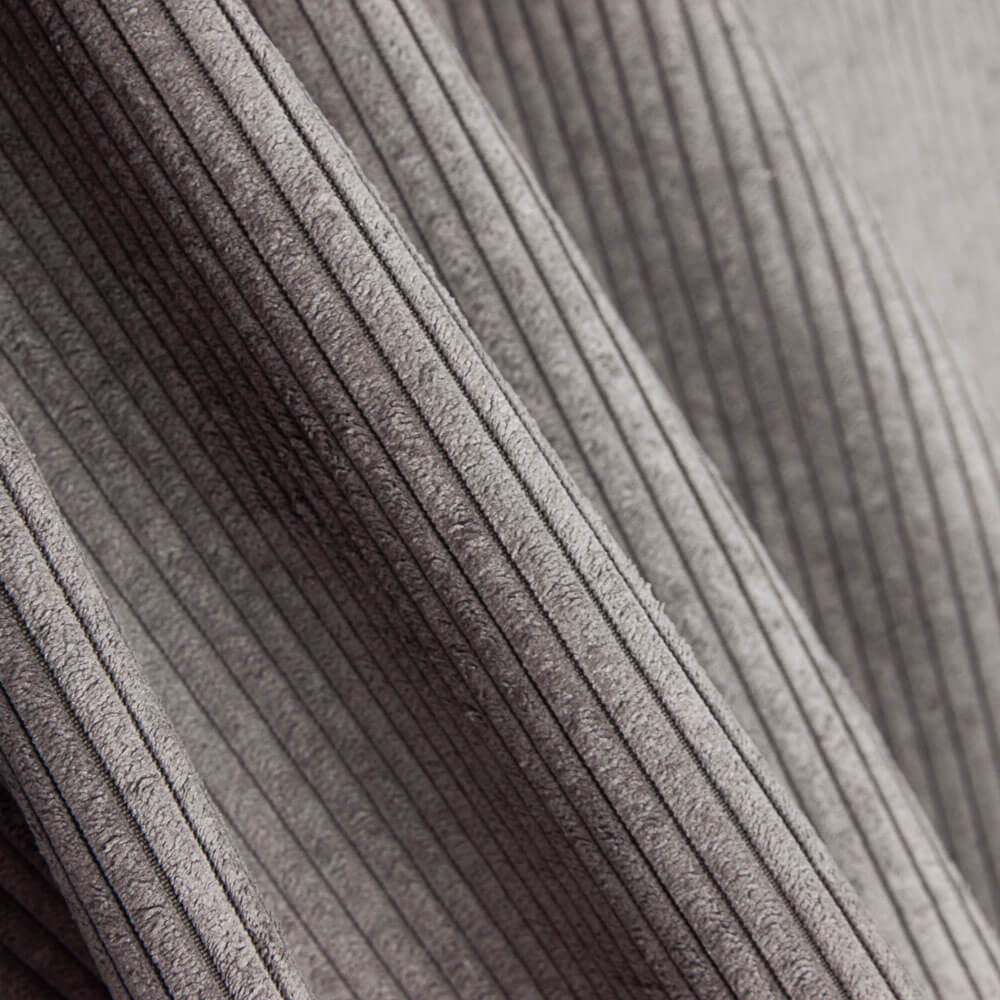 Estofos em veludo de bombazina Cinzento Antracite - Ribes y Casals