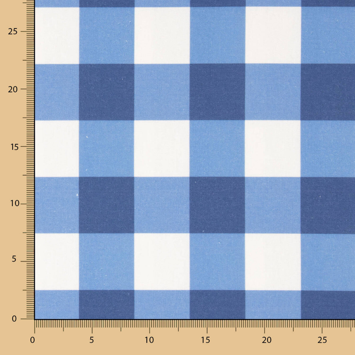 Panamá Hogar Estampado Cuadro Maxi Azul - Ribes y Casals