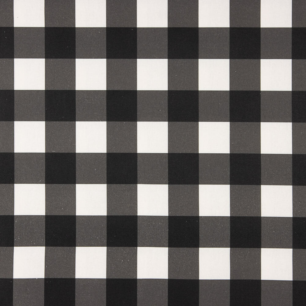 Panamá Hogar Estampado Cuadro Maxi Negro - Ribes y Casals