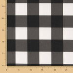 Panamá Hogar Estampado Cuadro Maxi Negro - Ribes y Casals