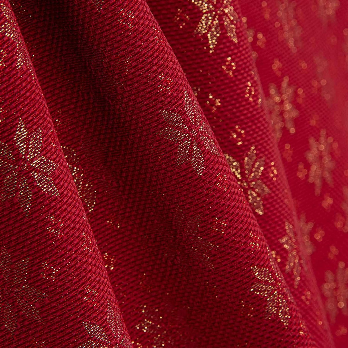 Panamá Natal Lurex Estrelas Vermelhas - Ribes y Casals