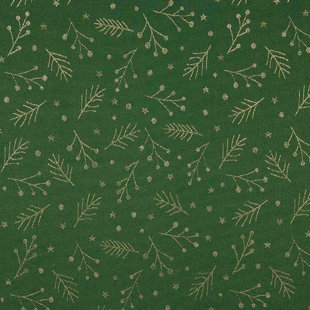 Panamá Natal Lurex Natural Verde - Ribes y Casals