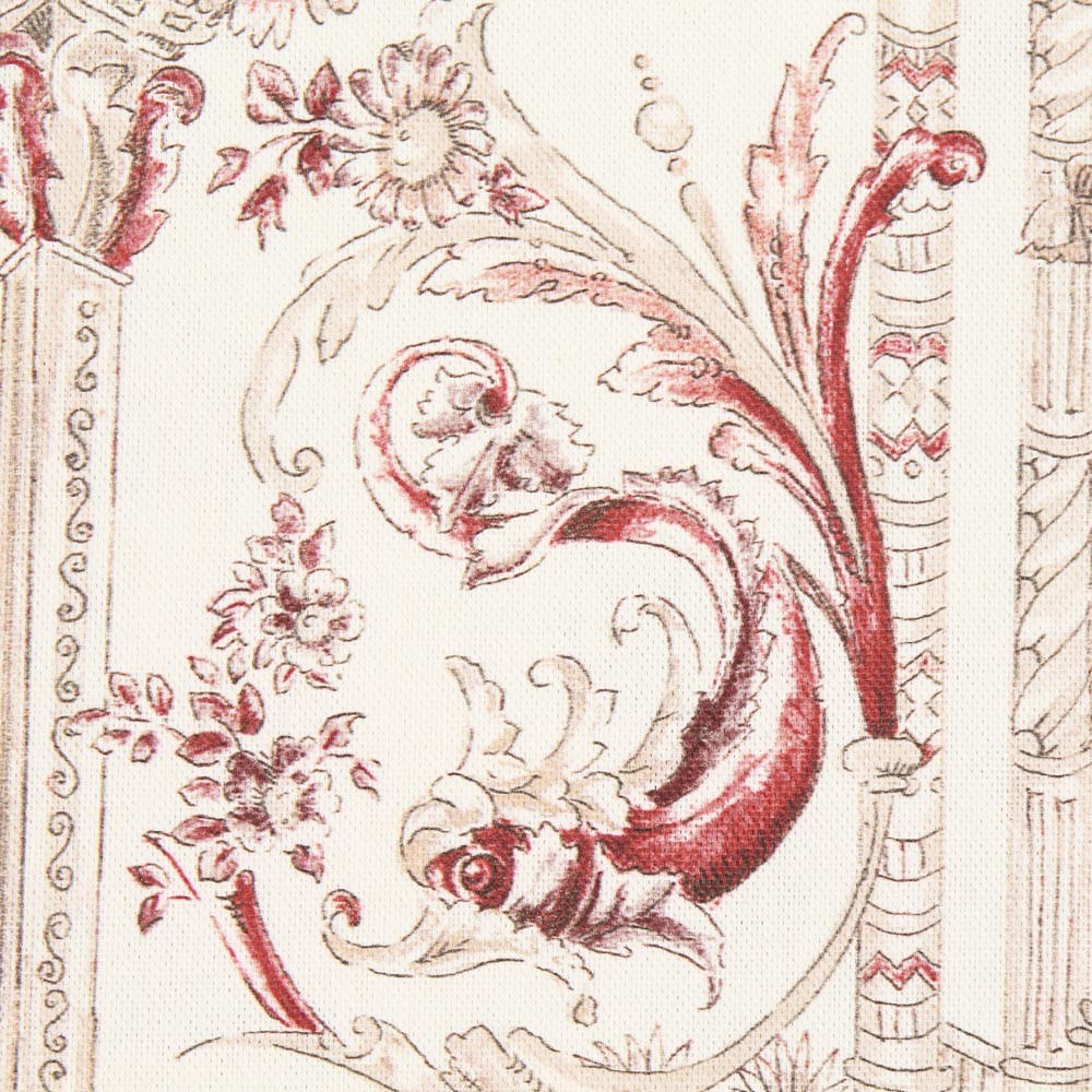 Panamá Algodão Florença Vermelha - Ribes y Casals