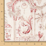 Panamá Algodão Florença Vermelha - Ribes y Casals