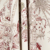 Panamá Algodão Florença Vermelha - Ribes y Casals