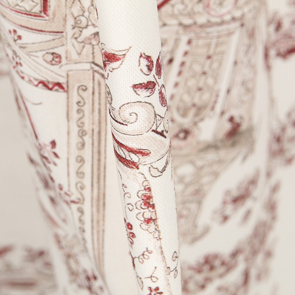 Panamá Algodão Florença Vermelha - Ribes y Casals