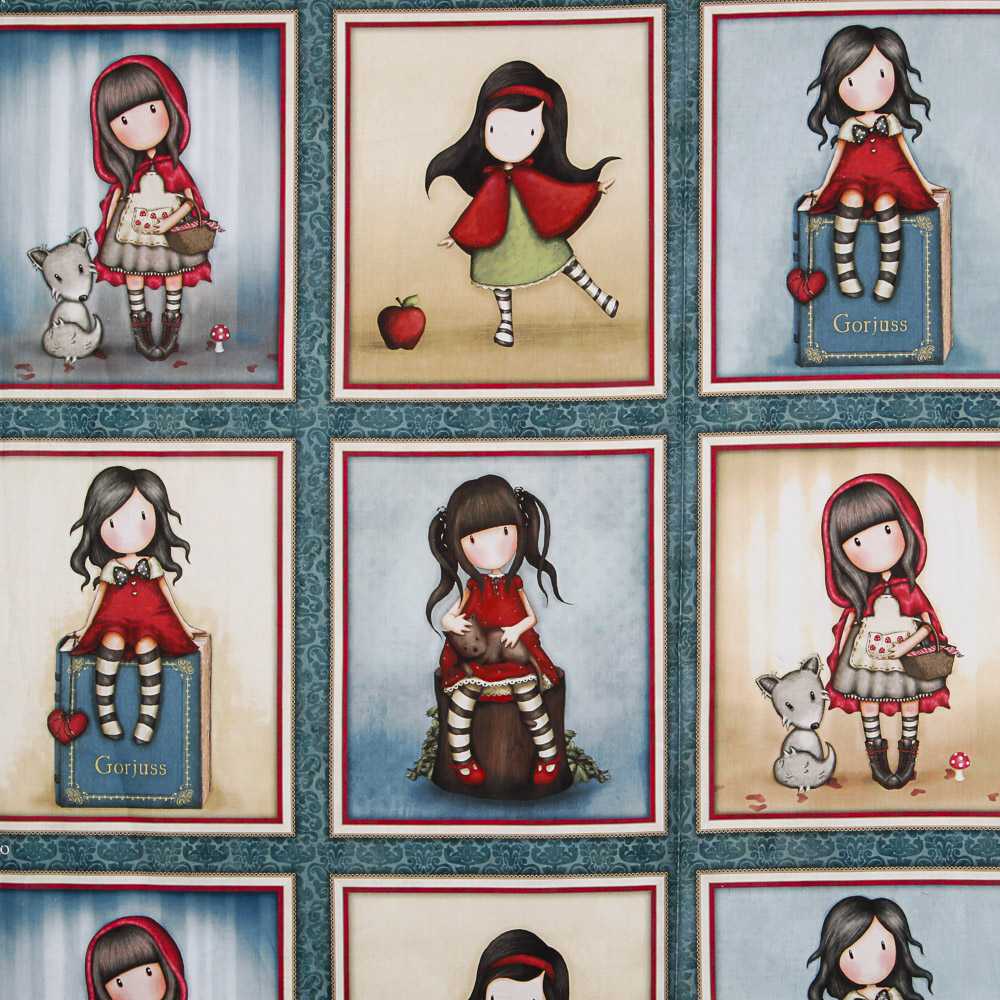 Painel Gorjuss My Story Azul 61cm - Ribes y Casals