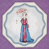 Painel Mirabelle Midnight Garden Lilás 61cm - Ribes y Casals