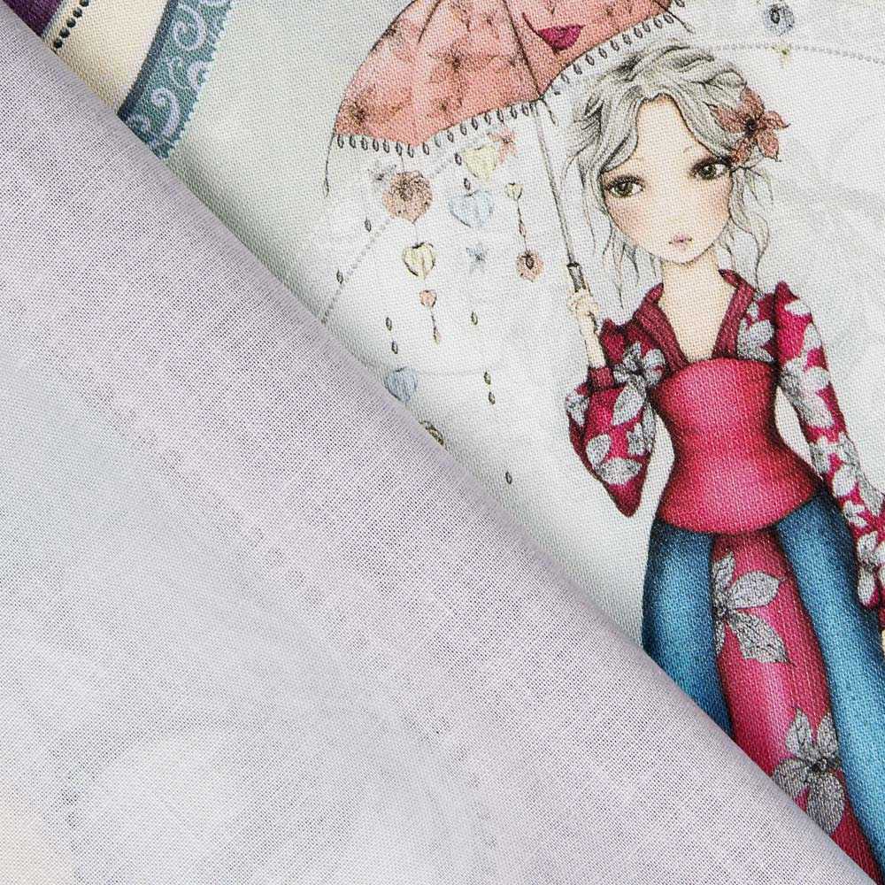 Painel Mirabelle Midnight Garden Lilás 61cm - Ribes y Casals