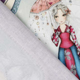 Painel Mirabelle Midnight Garden Lilás 61cm - Ribes y Casals