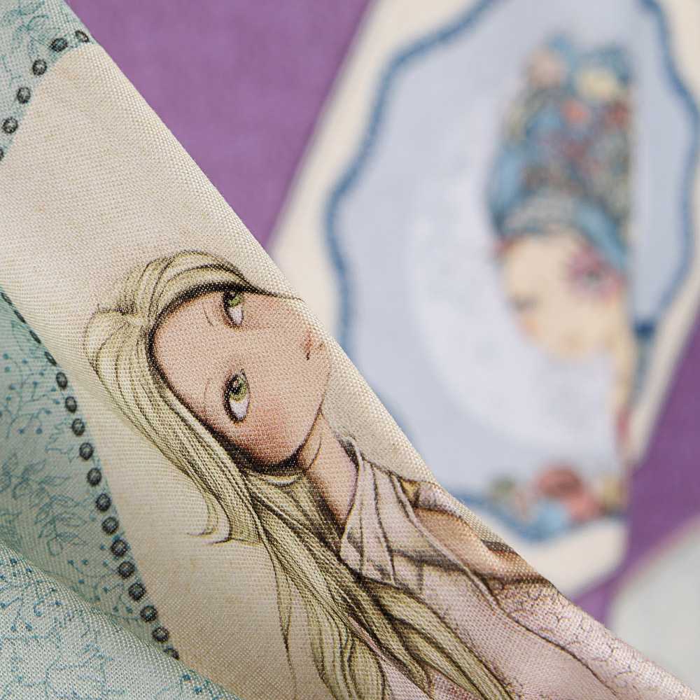 Painel Mirabelle Midnight Garden Lilás 61cm - Ribes y Casals