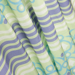 Cetim Painel Geométrico Lilás - Ribes y Casals