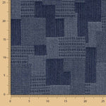 Denim Jacquard Patch Azul - Ribes y Casals