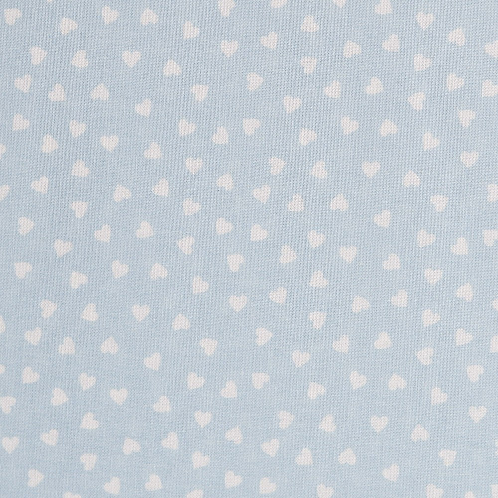 Tecido Patchwork Corações Azuis 3mm - Ribes y Casals