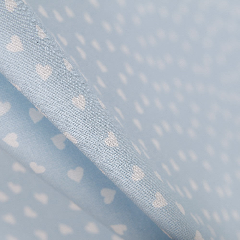 Tecido Patchwork Corações Azuis 3mm - Ribes y Casals