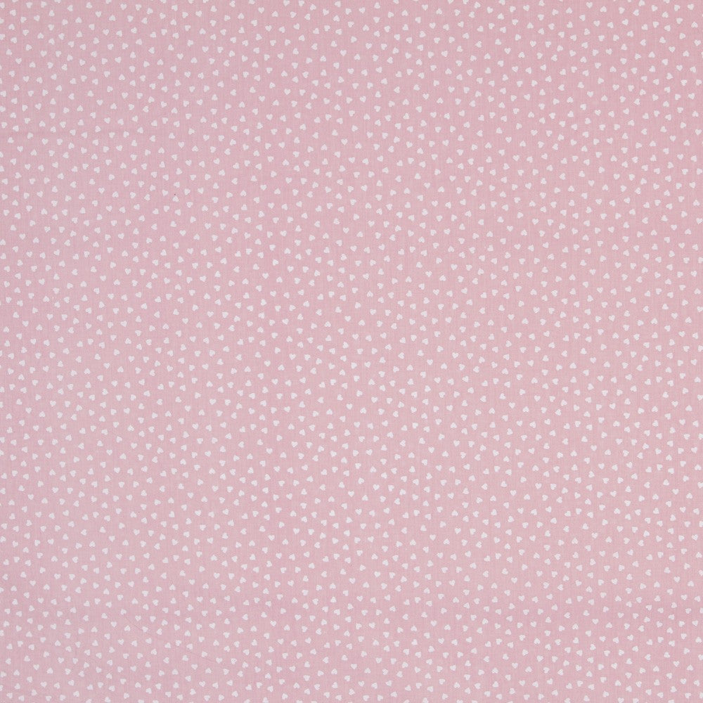 Tecido Patchwork Corações Rosa 3mm - Ribes y Casals