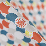 Patchwork Geométrico Laranja - Ribes y Casals