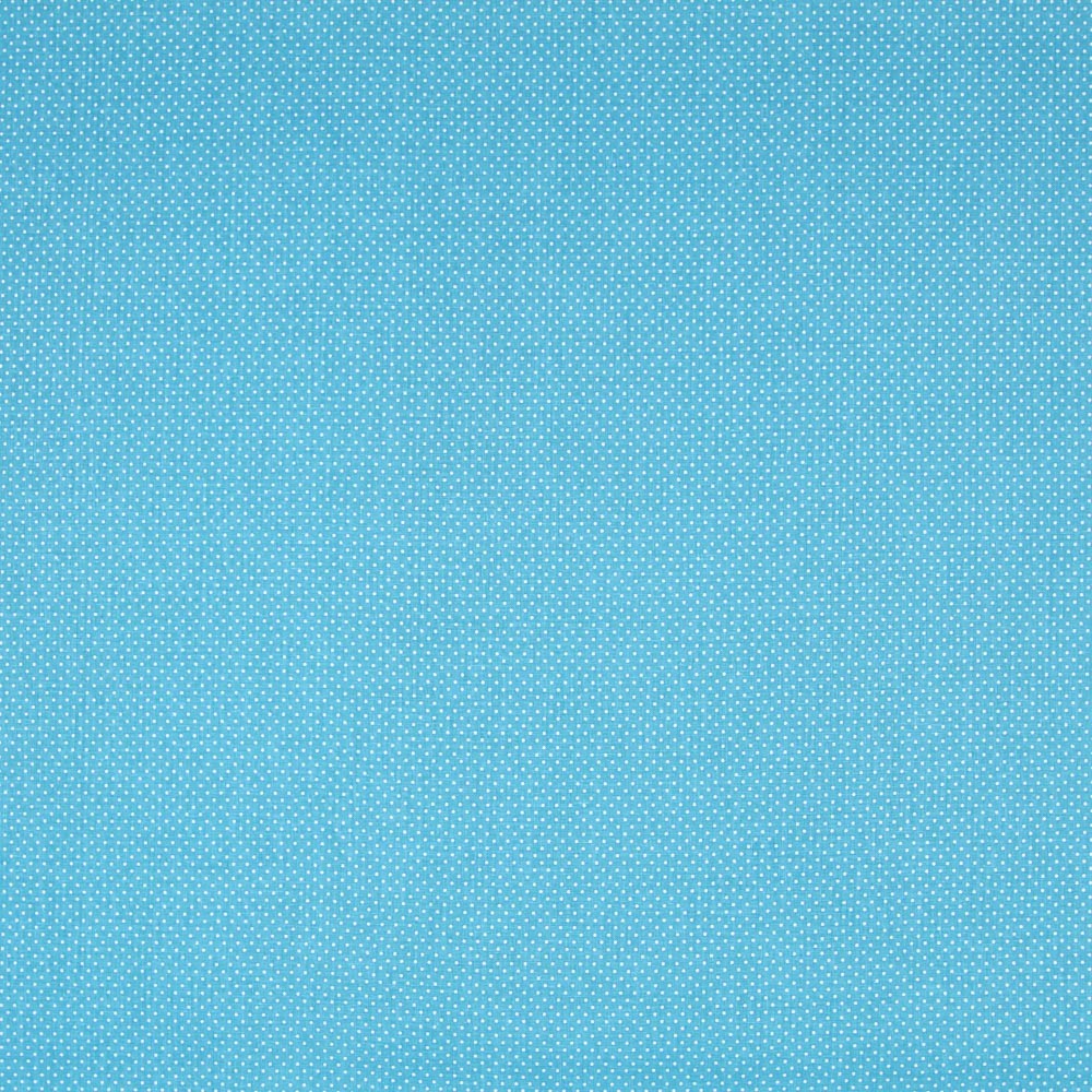 Patchwork Bolinhas Azul Turquesa 5mm - Ribes y Casals