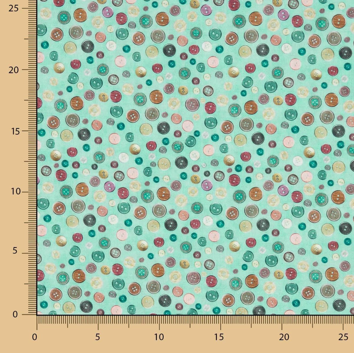 Patchwork Algodão Botões - Ribes y Casals