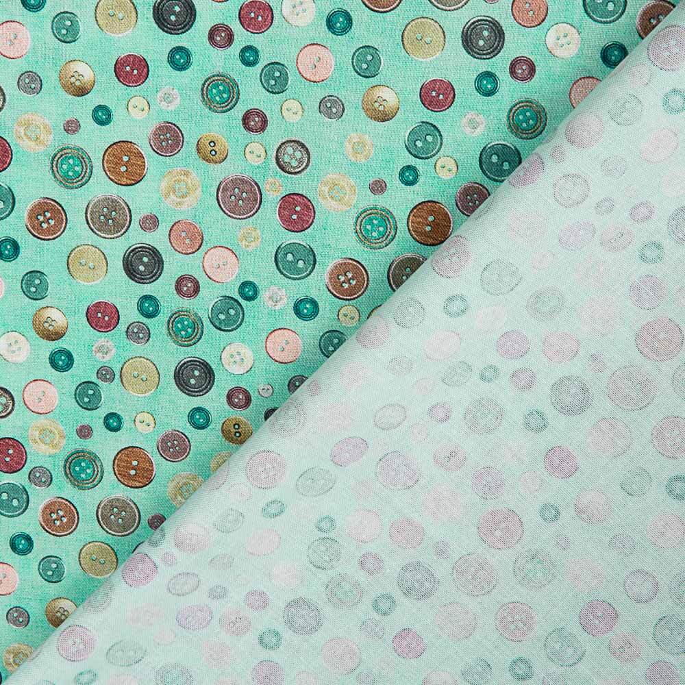 Patchwork Algodão Botões - Ribes y Casals