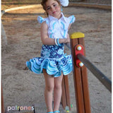 Patrón Flamenca Infantil Largo - Ribes y Casals