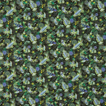 Patchwork Algodón Pez Verde Oscuro - Ribes y Casals