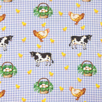 Patchwork Algodón Vichy Granja Claro - Ribes y Casals