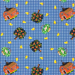 Patchwork Algodón Vichy Granja Oscuro - Ribes y Casals