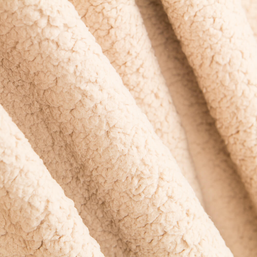 Retal Pelo Borreguito Beige Oeko-Tex® 45x150 cm - Ribes y Casals