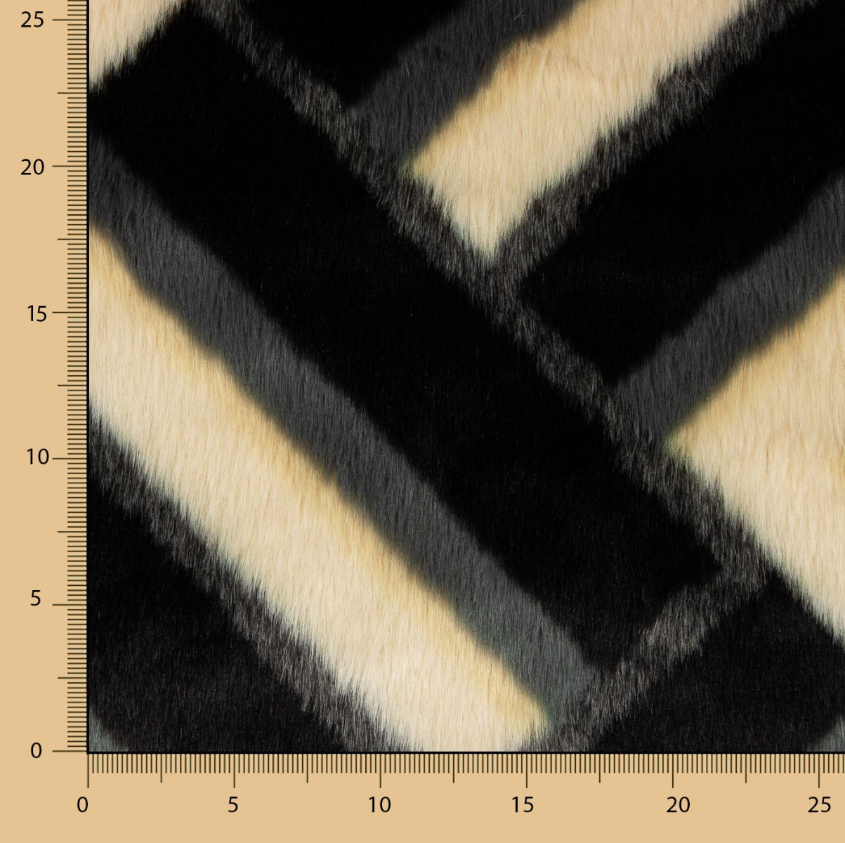 Pelo Estampado Listras Zigzag - Ribes y Casals