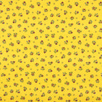 Percal Algodão Flores Coloridas sobre Amarelo - Ribes y Casals