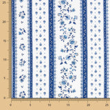 Retal Percal Algodón Provenzal Azul 95x160 cm - Ribes y Casals