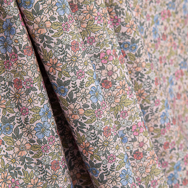 Percal estampado «Jardim de Flores Multicolor» - Ribes y Casals