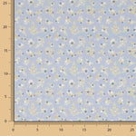 Percal estampado «Dulce Pradera Azul» - Ribes y Casals