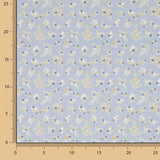Percal estampado «Dulce Pradera Azul» - Ribes y Casals