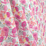 Percal estampado «Jardim de Rosas» Rosa - Ribes y Casals