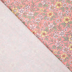 Percal estampado «Jardim Selvagem Coral» - Ribes y Casals