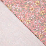 Percal estampado «Jardim Selvagem Coral» - Ribes y Casals