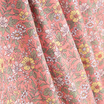 Percal estampado «Jardim Selvagem Coral» - Ribes y Casals